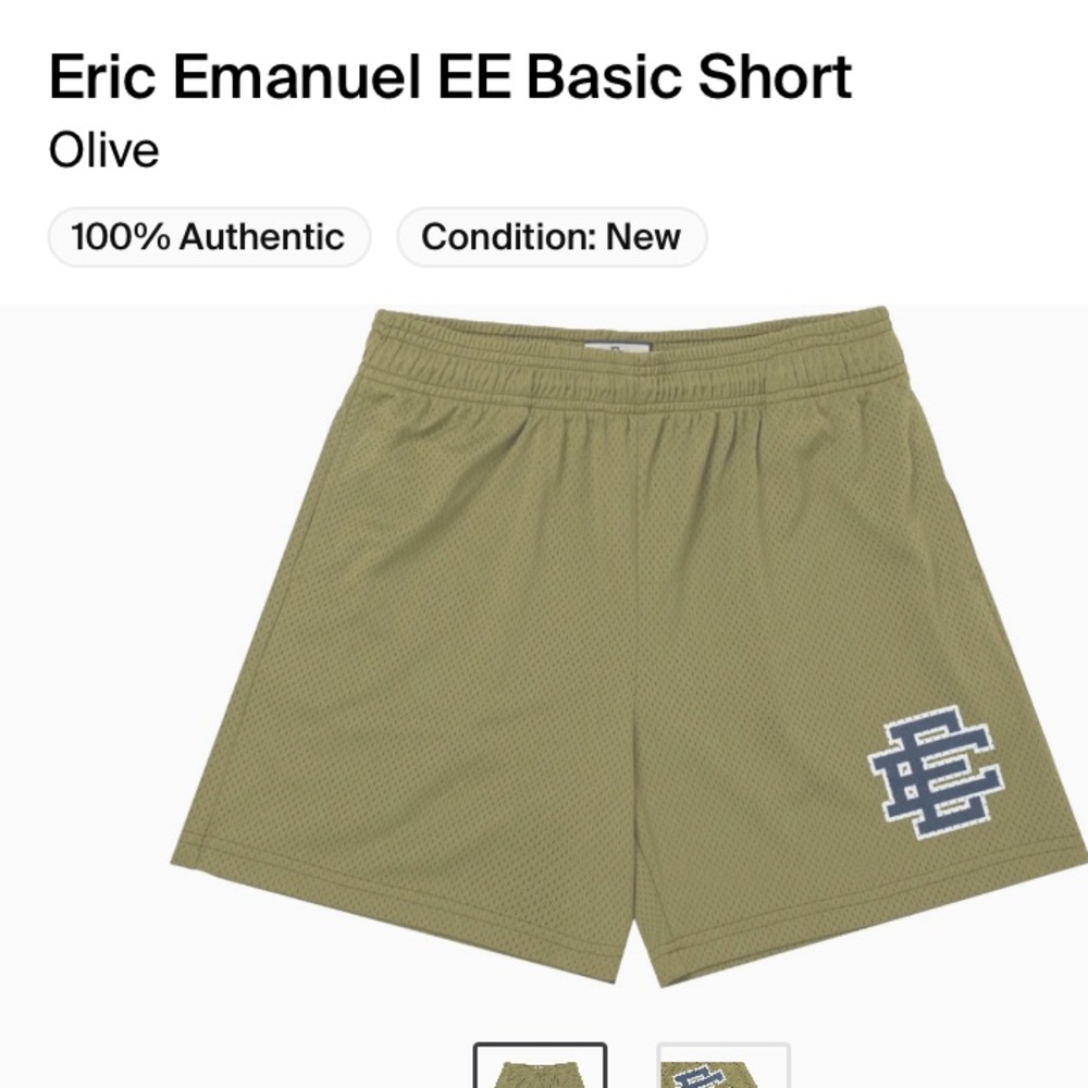 Olive Eric Emanuel shorts